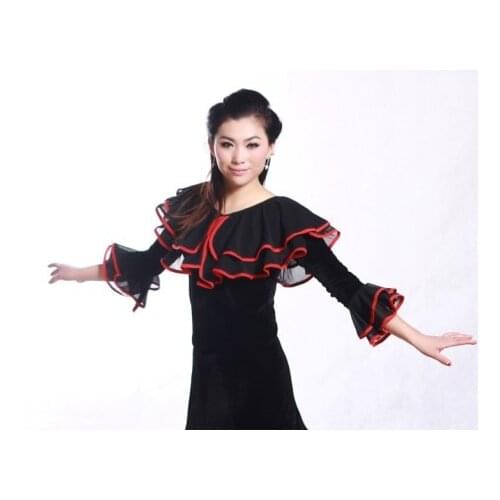 2017 new all-match modern costume Square Dance Costume Costume Dance Latin dance clothing practice