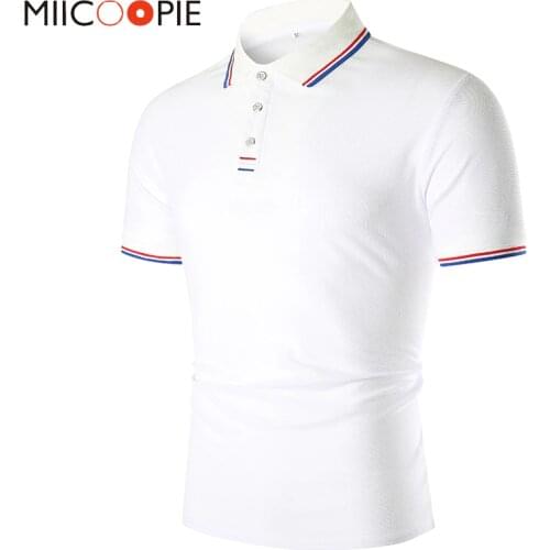 Polo Shirts For Men Summer Brand Short Sleeve Solid Color Business Social Polos Para Hombre Mens Sportswear Polos Homme Tee Tops