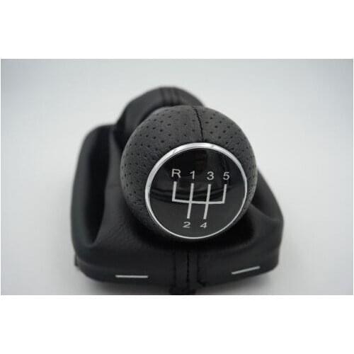 Gear shift knob for Audi A3 A4 shift boot leather shift handball 5 / 6 shift lever handball
