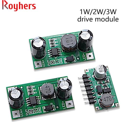 1Pcs 3W 5V-35V LED Driver 700mA DC-DC PWM Module Dimming Input Step-Down Constant Current Electronic Components Diy PCB 1W
