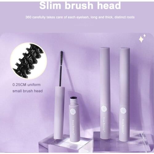 4D Silk Fiber Eyelash Mascara Waterproof Length Thick Long Lasting Smudge-Proof Mascara Curling Cosmetics Eye Makeup TSLM1