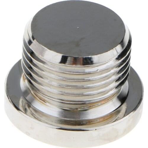 Auto Replacement M18x1.5 O2 Oxygen Sensor Hex Bolt Bung Plug Made of High Quality Electroplated Nickel