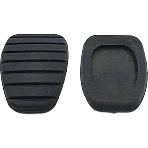 1 Pair Clutch Brake Rubber Pedal Pad Replacement Cover for Renault Modus Megane Trafic Twingo AF Easy Installation