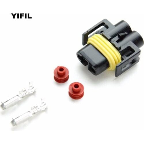 10pcs/lot 2 Pin H8 H11 Female Adapter Wiring Harness Socket Car Auto Bulb Connector Plug For HID LED Headlight Fog Light Lamp