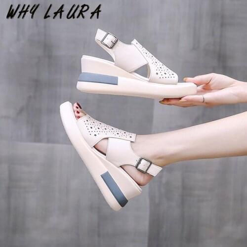 2021 New Womens Sandals Soft Summer Elevated Platform Platform Ladies Sandals Comfortable Sandals Women Open Toes Beach Shoes W