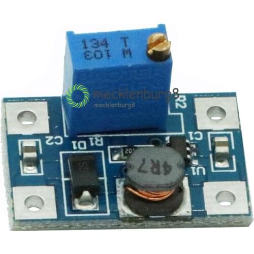 Automatic protection! 5 pieces. Max 2A Step Up Boost Power Module sx1308 Adjustable DC-DC 2-24 V 2 -28 V Boost Converter for Ard