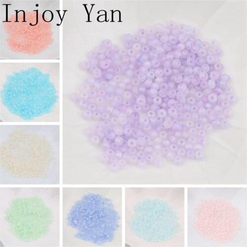 300Pcs/Bag 3mm Beads Uniform Macaroon Frosted Seed Bead For DIY French Embroidery Material Garments Accessories