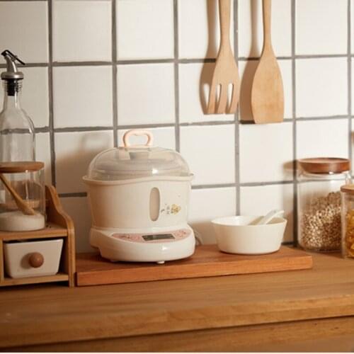 Bear 220V Slow Cooker Electric Stew Pot Baby Food Supplement Pot Porridge Pot Household Porridge Pot Birds Nest Stewing