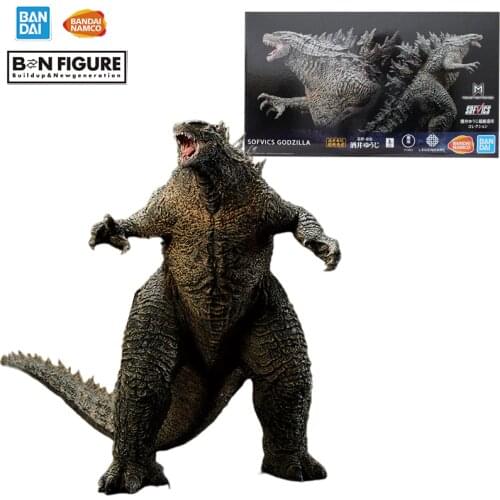 Bandai Sofvics Banpresto Godzilla Vs King Kong 2021 Movie Version Action Figure Collection Model Godzilla Figure New Toys