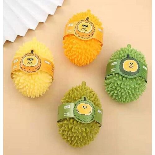 Durian Ball Stress Reliever Adult Anxiety Fidget Toy Antistress Toy Durian Pinch Music Fake Fruit Decompression Vent Artifact