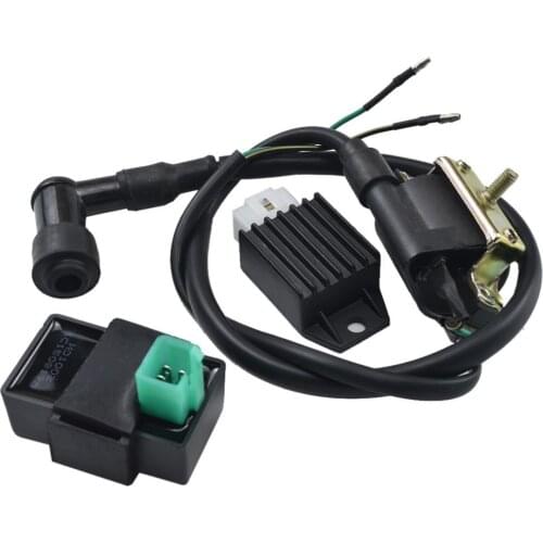 Ignition Coil + CDI UNIT + Regulator 110cc 125cc 140cc Dirt Bike Quad ATV Buggy