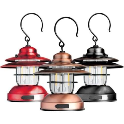 Mini Hanging Camping Lantern USB Outdoor Light Water Resistant Garden Lamp with 2 Lighting Modes for Garden Yard Camping Lantern