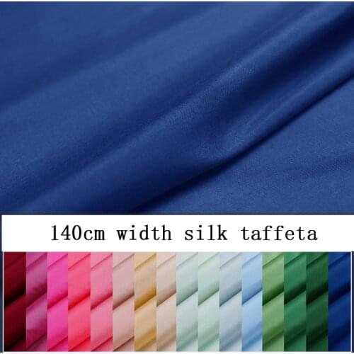 Solid color silk double palace fabric silk taffeta fabric rose purple army green color silk for man jacket pure dupion silk