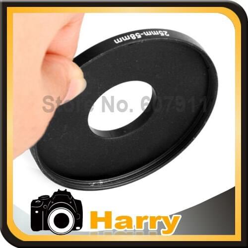 Camera Step Up Filter Ring 25mm to 58mm adapter ring 25mm-58mm 25-58mm
