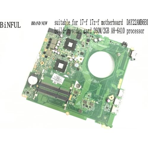 BRAND NEW,,Y22A motherboard FOR HP PAVILION 17-F 17Z-F notebook mainboard ,763427-501,260M/2GB ,A8-6410 (new item)