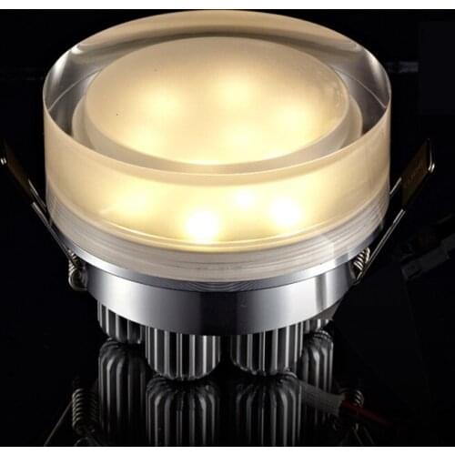 1w/3w/5w/7w LED Crystal Acrylic Ceiling Light Hallway Decor Lamp Round led Downlight lamp warm white/white