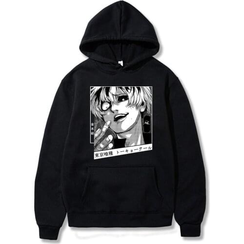 Tokyo Ghoul Hoodie Ken Kaneki Unisex Anime Manga Clothing Harajuku Pullover Sweatshirt Hoodies