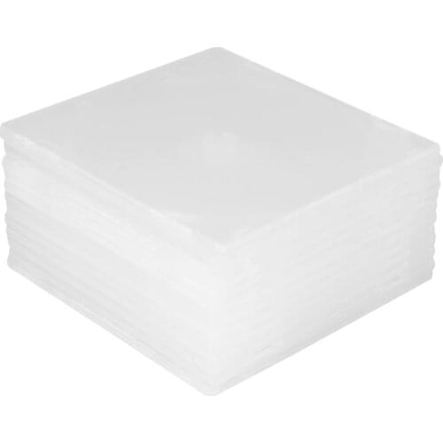 25 Pcs Ultrathin DVD Case Transparent CD Package Portable CD Storage Box for Home Cinema