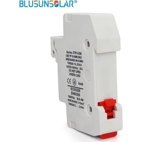 10 PCS Fuse Holder for PV Fuse 1000V DC High Quality with and ROHS Approved