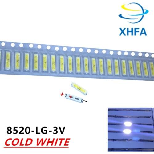 50PCS FOR LG SMD 8520 LED Innotek LED LED Backlight 0.5W 8520 3V Cool white 50-55LM TV Application