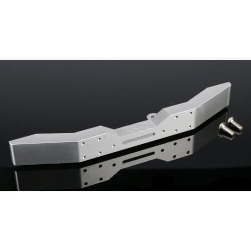 Aluminum Metal Front Bumper with Tow Hook For WPL B14 B24 B16 B36 Q60 Q61 Military Truck RC Car Spare Replacement Upgrade Parts