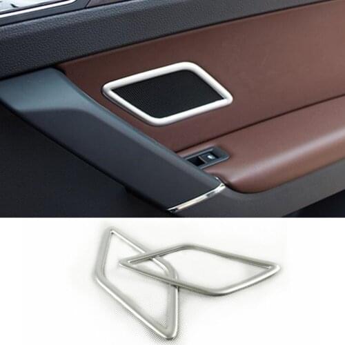 Hot Sale For VW Volkswagen Touran L 2016 2017 2018 2019 Car Body Cover ABS Chrome Rear Back Speak Sound Audio Trim Frame Parts