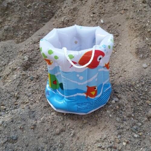 Play water toy Beach Bucket Toy Children Inflatable Beach Bucket Toy Outdoor Play Sand Tools Play Water Toys 2020