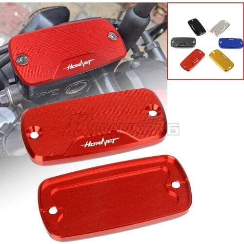 For Honda Hornet600 1998-2014 Hornet 900 2002-2006 Motorcycle Aluminum Front Brake Fluid Reservoir Cap Cover Protection Hornet