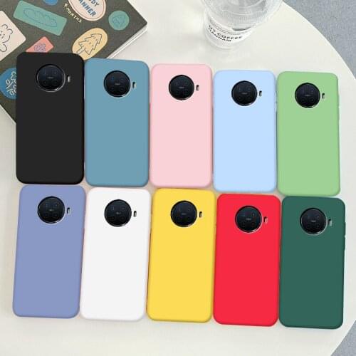 For OPPO ACE2 Case Soft TPU Silicone Case For OPPO ACE2 Simple Macaron Colors Candy Black Simple Phone Back Cover