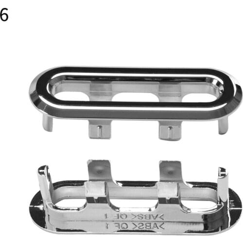 Eco-Friendly Sink Round Ring Overflow Spare Cover Tidy Chrome Trim Bathroom Basin Sink Overflow Ring Insert Chrome Hole Cover