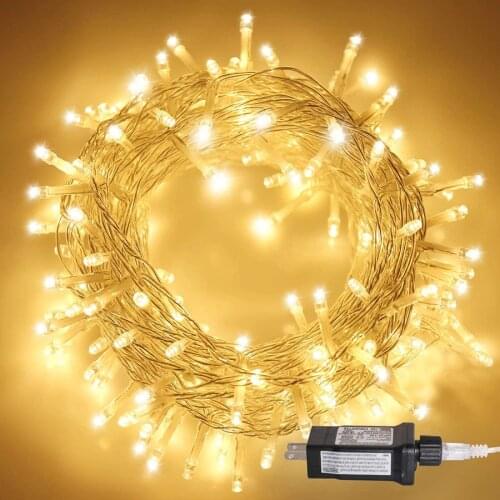 50/100M Christmas Fairy String Light DC24V Safe Voltage Outdoor Garden Fairy Light Garland For Xmas Tree Villa Party Wedding