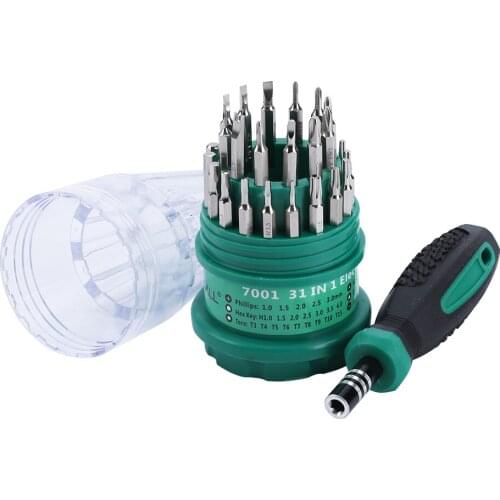ELECALL 31 In1 Mini Screwdriver Set Small Multitool Kit Torx Screw Driver Kit Repairing Tools For Iphone Laptop Tablet Watch