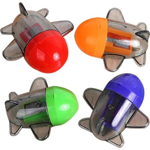 Mini Aircraft Manual Pencil Sharpener Students Kids Home School Stationery Gift boys girls Single Slot Manual study accessories