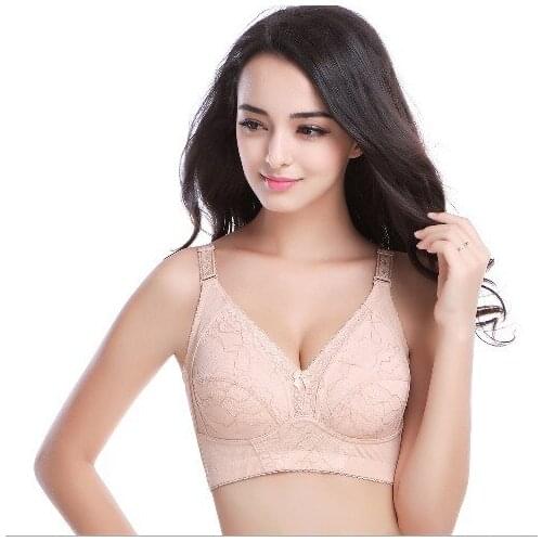 Mozhini Big size bra breast show minor adjustment gathered push up bra all the thin section C D E F cup women bra lady Sexy Bra