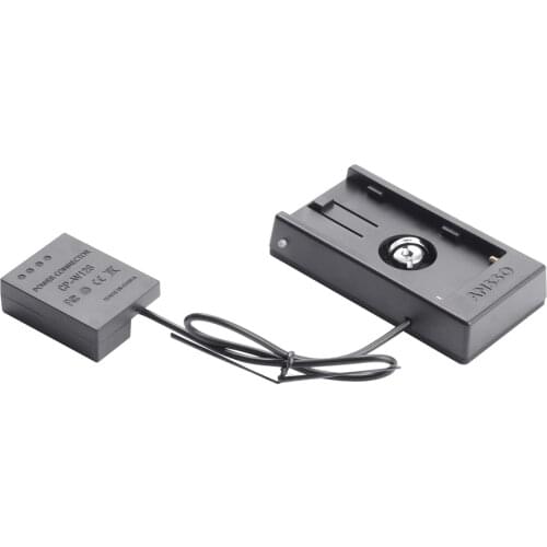 New Battery Mount Plate Power Supply Adapter NP-F970 to W126 for Fuji Fujifilm X-T1 X-T2 X-E1 Camera