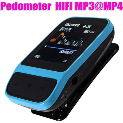 2018 New Original Pedo Meter Sport MP3 music Player with Smart Bracelet Watch Pedometer high quality HIFI lossless Recorder FM