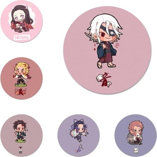 New Arrival Demon Slayer Kimetsu no Yaiba Badge Brooch Pin Accessories For Clothes Backpack Decoration gift