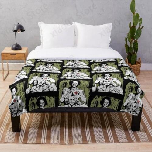 Max & Travis Throw Blanket Sherpa Bedspread Blanket Picnic soft Blankets