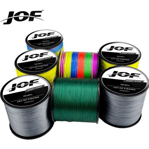 JOF 9Strands300M/330Yard PE Braided Fishing Line tresse peche 0.14-0.55mm Saltwater Fishing Weave Superior Extreme Super Strong