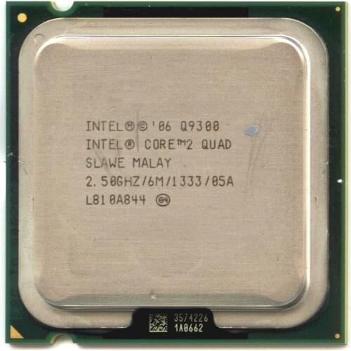 INTEL CORE 2 QUAD Q9300 Processor 2.5GHz 6MB Cache FSB 1333 Desktop LAG 775 CPU