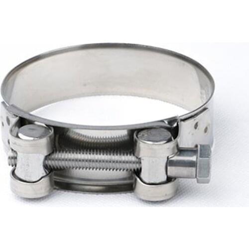 Strong high pressure stainless steel heavy duty types of hose clamps pipe clamp