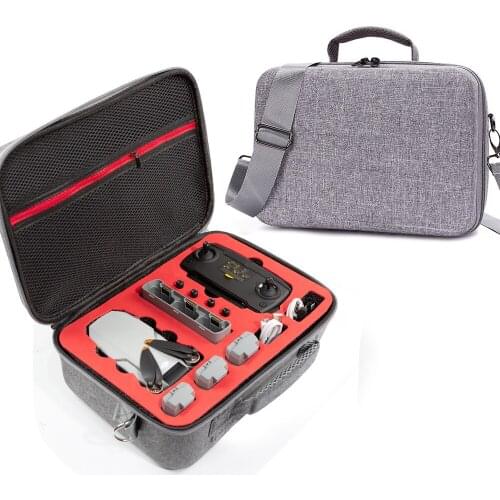Drone Shoudler Bag For DJI Mavic Mini SE Portable Storage Nylon Gray Handbag Waterproof Carrying Case Box Hard Strap Accessories