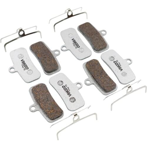 4 Pairs, Ex Plus Bicycle Disc Brake Pads For SHIMANO XTR, DEORE XT, SLX, DEORE, SAINT, ZEE, Alu-Alloy Backing