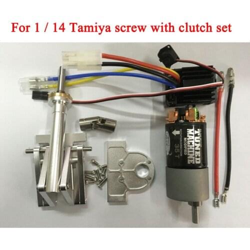 Screw with Clutch Set Lifting for 1/14 Tamiya RC Truck Car SCANIA R730 R470 R620 VOLVO ACTROS 3363 1851 AROCS 3348 MAN TGX Diy