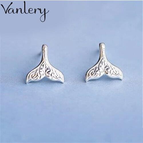 New Arrivals Korean Style Mermaid Tail Fish Earrings For Women Lady Bridal Earrings Girls Gifts Pendientes Brincos 2021