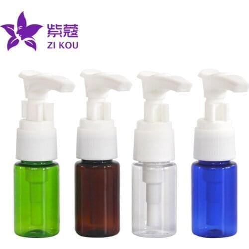 1pcs 10ml shape plastic bottle lotion pump clamp emulsion bottle