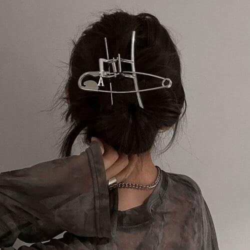 1PC Korean Fashion Metal Pins Hair Claws for Women Hair Accessories Hiphop Hair Combs Hair Clips Party Gift Hairwear Jewelry Hot