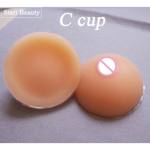 800g/pair C cup Round Shape Silicone Breast Form Breasts Forms Boobs pads Crossdress Drag Queen Transsexual Transgender Boobs