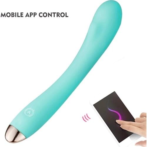 Smart Phone APP Control Magic Cordless Wand Massager Rechargeable Heating Vibrator Masturbator G Spot Stimulator Vibe Sex Toys