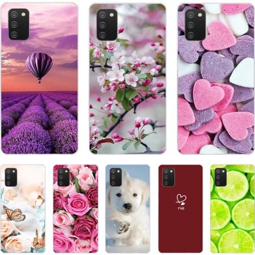 For Samsung Galaxy A02S Case Silicone Soft TPU Back Cover For Samsung A02 A 02S Phone Case Galaxy A02S M02S Cases Cute Cartoon